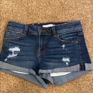 jean shorts!